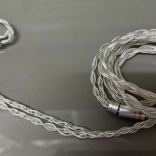 (日本耳機升級線材高級物料)TOKUGAWA-JP之純銀冷凍處理-156℃/72時間鍊製，8股日本...