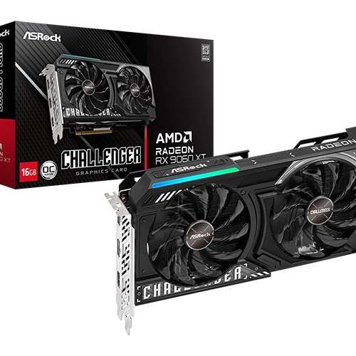 AMD Radeon&trade; RX 9060 XT Challenger 16GB OC