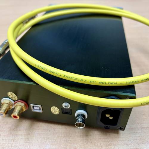 AK4495 Dac 連 Belden 1694A BNC 1.5m 線