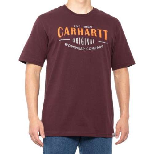 🇺🇸美版 Carhartt 橙字 Graphic T-Shirt 顏色: 酒紅色 尺碼: Small Not Champion...