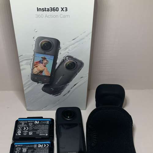 [觀塘實體店] 二手 Insta360 X3 (共2電+玻璃鏡頭保護套) 行貨 *S72385* | Insta360 ...