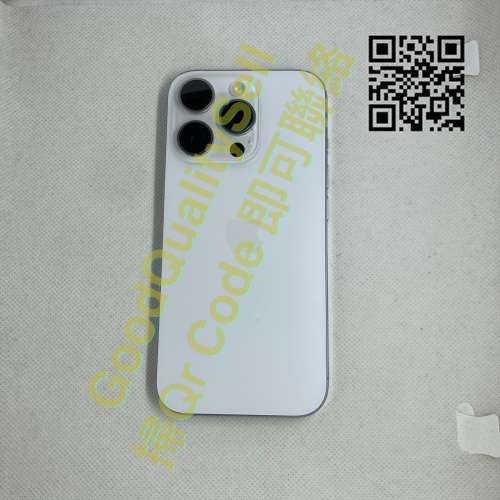 $(5) 95% iPhone 16 Pro 256GB  白色鈦金屬