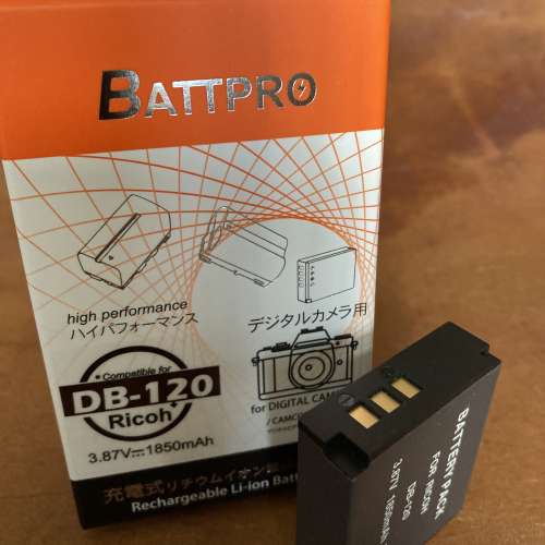 香港行貨 BATTPRO一年保用 DB120 DB-120電池合Ricoh GR4 GR IV GR IV HDF GR IV Mo...