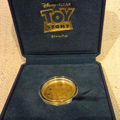 周大福渣打廸士尼反斗奇兵 999.9純金幣 Disney Pixar Toy Story 999.9 Gold Coin $450