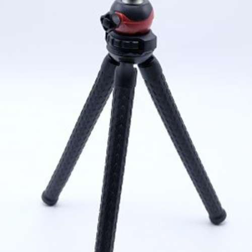 Flexible tripod 靈活三腳架 + 電話 / 小型平板電腦夾 (全新)