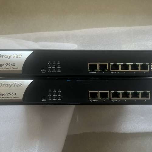 Draytek 2960 VPN dual wan router security firewall 商用路由器 防火牆 SSL VPN