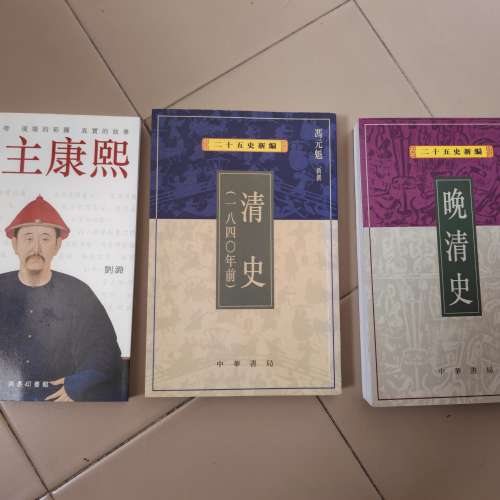 清朝歷史書 (如圖)