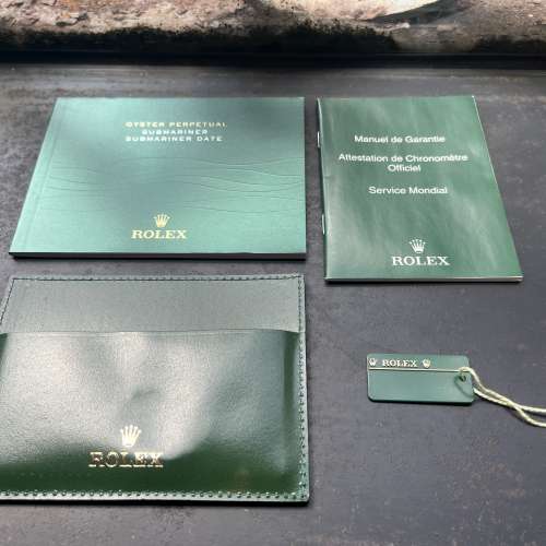 Rolex Oyster M Wristwatch Box - 39139.04, Submariner Booklet and accessories