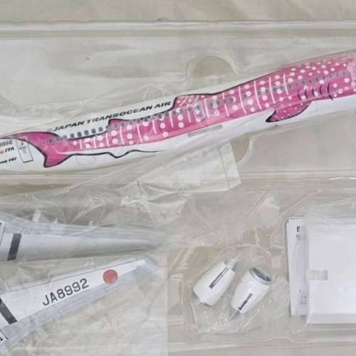 JAPAN TRANSOCEAN AIRLINES JTA B737-400 1:130 特別塗裝 鯨鯊塗裝