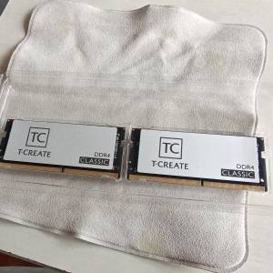 32GB KIT (2 x 16GB) TEAM T-CREATE  DDR4 3200MHz SODIMM