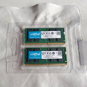 64GB KIT (2 x 32GB) Crucial DDR4 3200MHz SODIMM