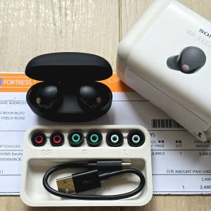 99%新SONY WF-1000XM5真無線主動降噪耳機