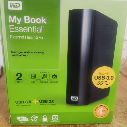 WD My Book外置磁盤 2TB