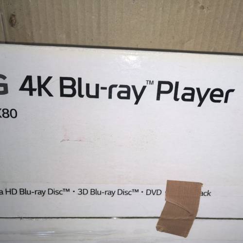 LG UBK80 4K 超高清藍光播放, 全新未開