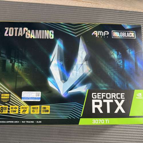 Zotac Rtx 3070 ti amp holo black
