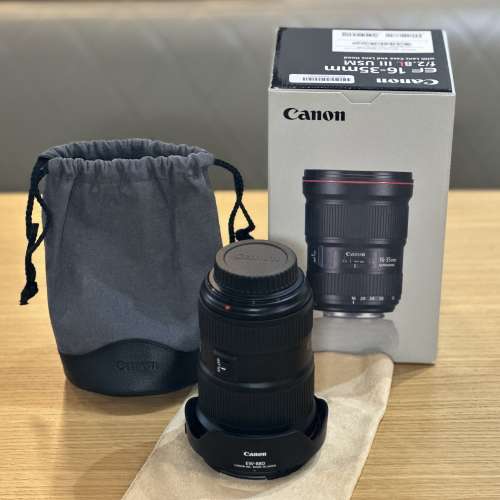 Canon EF 16-35mm f/2.8L III USM 近全新 + 原盒 收據 82mm 濾鏡 全球免運