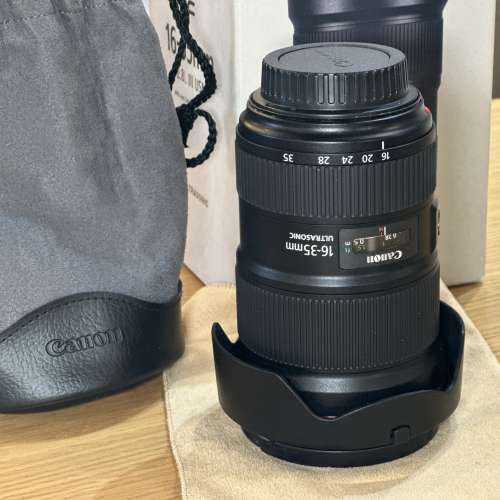 Canon EF 16-35mm f/2.8L III USM 近全新 + 原盒 收據 82mm 濾鏡 全球免運
