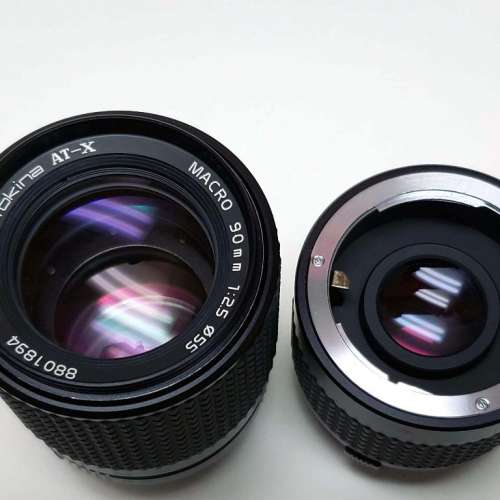 Tokina AT-X Macro 90mm f2.5 + 1:1 Macro Extender Olympus OM Mount 收藏級