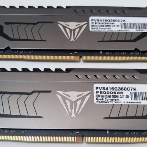 Patriot Viper Steel DDr4 3600 8Gbs X 2
