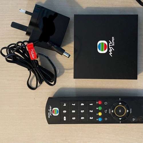 TVB BOX My tv Super 附火牛+摇控+HDMI線 連接WIFI 即睇20多個電視節目
