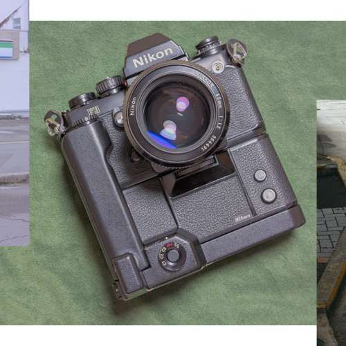 Nikon F3 + MD4摩打 + MK1 Firing rate converter + Nikon 55mm f1.2