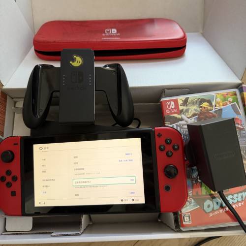 Nintendo Switch Super Mario Odyssey主機 限量版套裝
