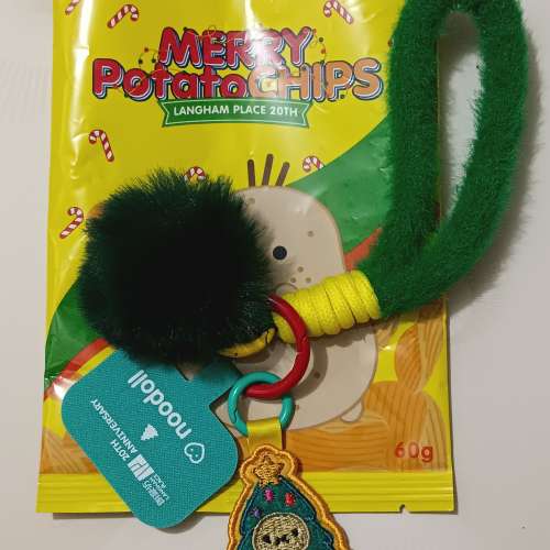 全新 Noodoll 20週年紀念薯片 冬日暖暖限量版電話繩