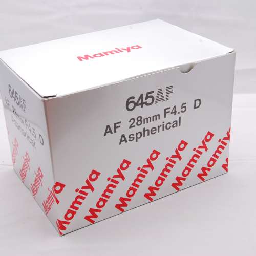 Mamiya 645AF 28mm F4.5 D Aspherical Lens