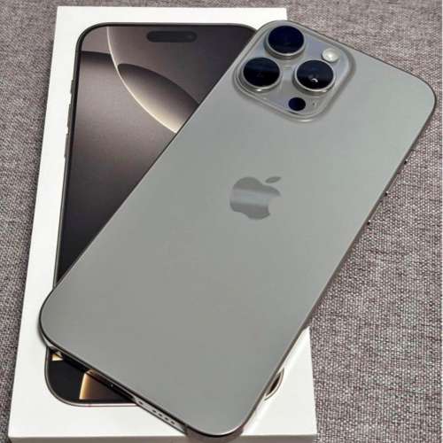 iPhone 16pro max512gb,港行雙卡,電池健康94，mon少花，冇修冇拆，所有原裝，全套齊！