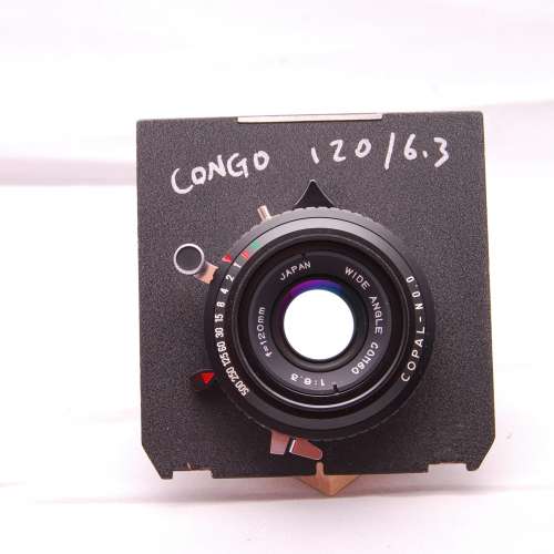 Yamasaki Congo 120mm 6.3 Wide Angle Lens 4x5 5x7 617 format