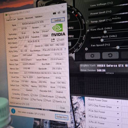 MSI GTX 1070 GAMING X 8GB