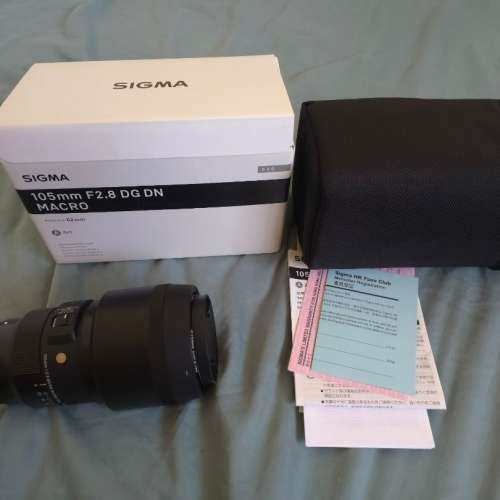Sigma 105mm F2.8 DG DN Macro 鏡頭 sony e-mount 議價即BLOCK