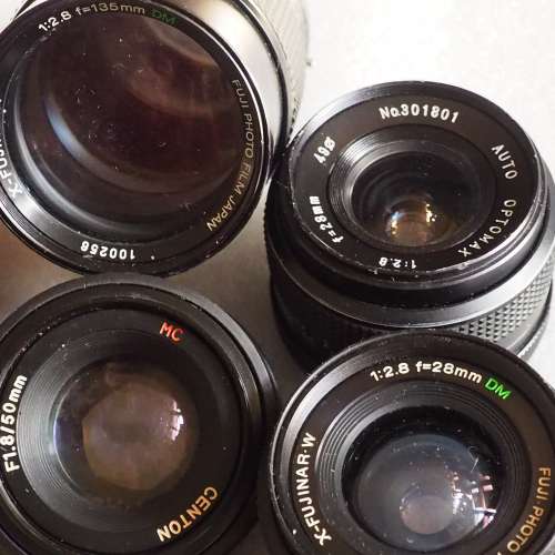 五支手動鏡 (瑕疵),不散出,適合零件