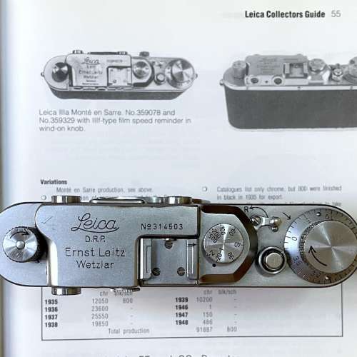 Leica II full frame film camera M39 L39 screw mount