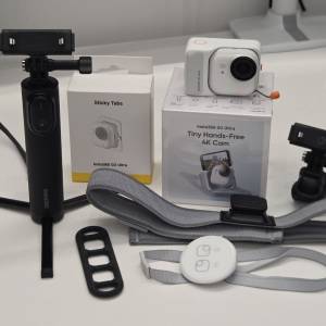 (有保) Insta360 GO Ultra 連原廠配件x5