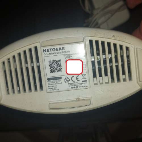 NETGEAR Orbi Mini Router RBR40 with power supply