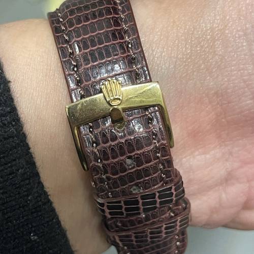 TUDOR 75205 金套 全自動 K金狗牙圈 34mm錶面 膠鏡 送靚皮帶 代用扣 平到笑😂 $6900