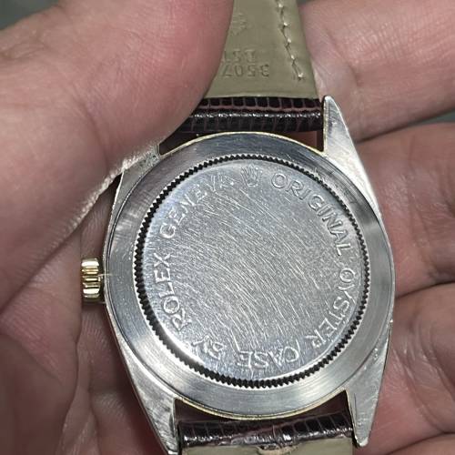 TUDOR 75205 金套 全自動 K金狗牙圈 34mm錶面 膠鏡 送靚皮帶 代用扣 平到笑😂 $6900