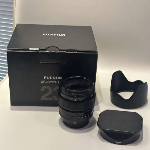 FUJIFILM 富士 XF23mm F1.4R 99新 行貨 連 LH-XF23 遮光罩