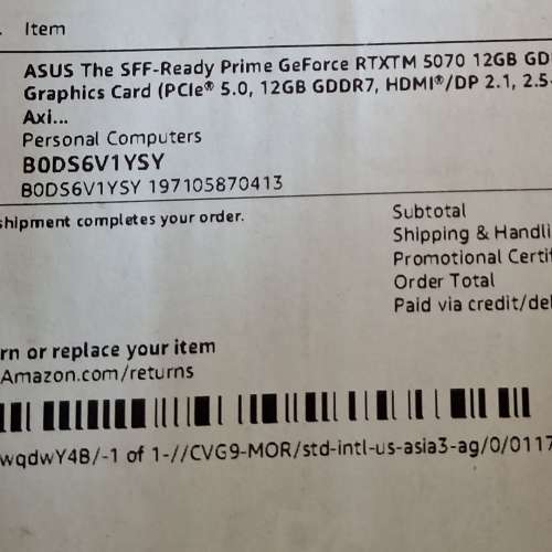 全新未開封 ASUS The SFF-Ready Prime GeForce RTX&trade; 5070 12GB GDDR7 Graphics Car...