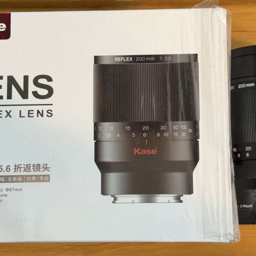 Kase 200mm F5.6 Reflex Lens