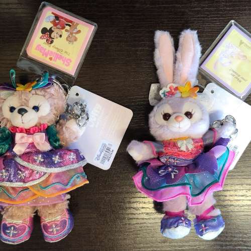 迪士尼 20週年 ShellieMay & StellaLou 公仔掛飾