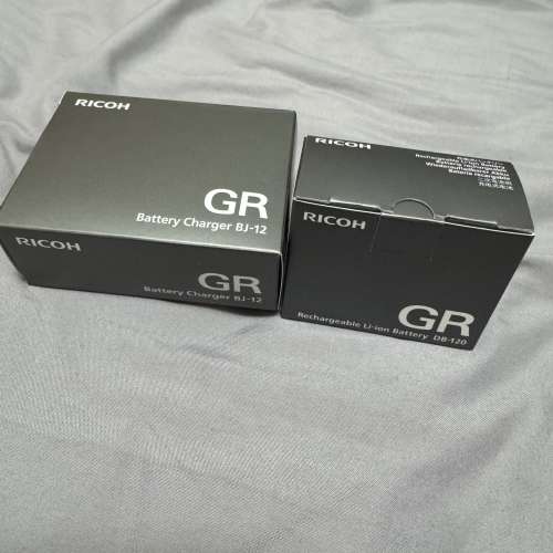 Ricoh GR4 BJ-12 電池充電器及 DB-120 電池