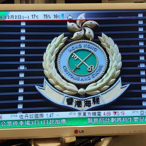 屯門良景輕鐵站交收 LG 24吋個人數碼電視 24MT55 連火牛及遙控 底座