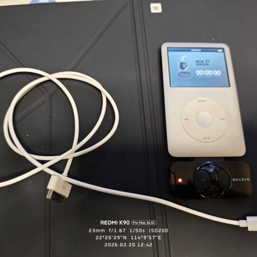 Apple Ipod Classic 160G Belkin Tunetalk stereo