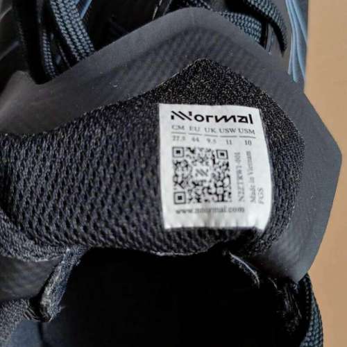 西班牙🇪🇸 NNormal Tomir WP 黑色 🎯防水跑+行山鞋🎯 尺碼: US10 / EU44 / 腳長: ...