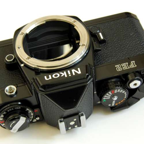 Nikon FE2 Black Body 蜂巢簾快門 with MF-16 Data Back