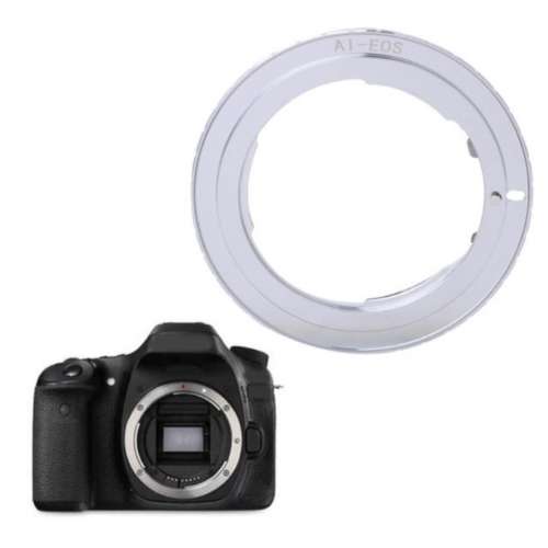 Nikon Nikkor F Mount D/SLR Lens to Canon EOS (EF, EF-S) Mount SLR Camera Body