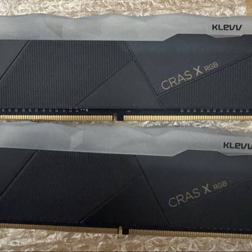 KLEVV CRAS X RGB RAM 16GB (8GB x 2)  3200MHz  Black 黑色 記憶體 內存