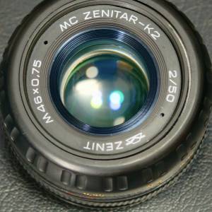 俄羅斯南瓜鏡頭 MC Zenitar 50mm f2 PK mount (其他相機可加接環)